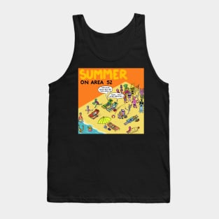 not area 51 alien summer vacation Tank Top